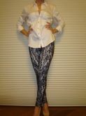 HM1201 - Calça Legging Renda TAM P