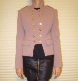 HM1216 Casaco Militar Roxo TAM P