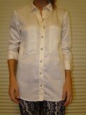 HM1202.1 Camisa McQueen OFFWHITE Botões Dourado TAM P