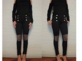 HM1226.2 Calca Legging Estampada com Botões TAM P